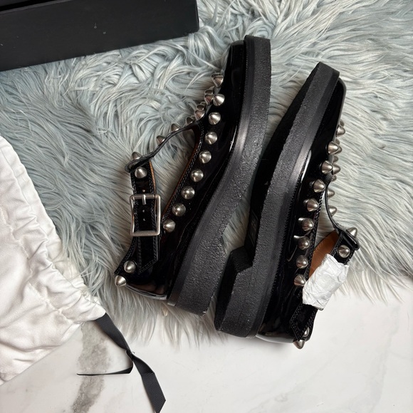 Marc Jacobs the Mary Jane studded loafer flat in black - 36 - Picture 4 of 7